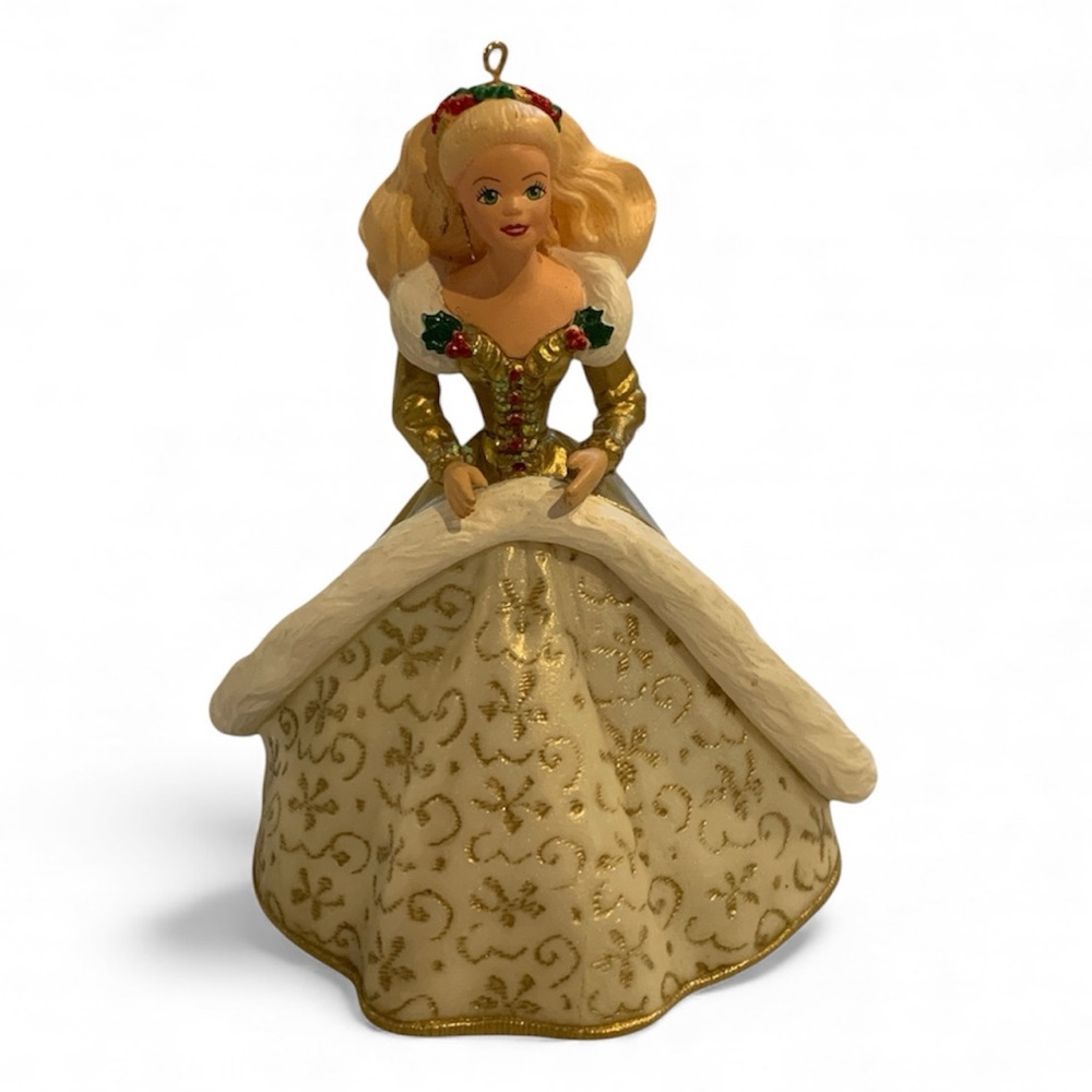 Holiday Barbie Christmas tree ornament 1994 y2k 90s
